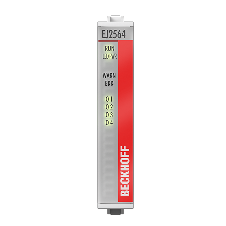 EJ2564 | EtherCAT-Steckmodul, 4-Kanal-LED-Ausgang, 5…48 V DC, 4 A, RGBW, Common Anode