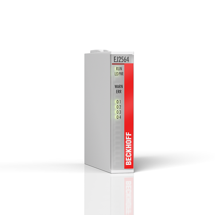 EJ2564 | EtherCAT plug-in module, 4-channel LED output, 5…48 V DC, 4 A, RGBW, common anode
