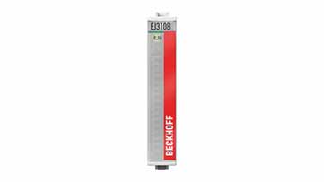EJ3108 | EtherCAT plug-in module, 8-channel analog input, voltage, ±10 V, 16 bit