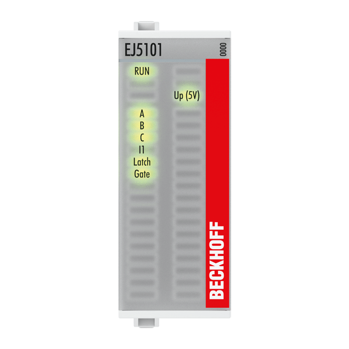 EJ5101 | EtherCAT plug-in module, 1-channel encoder interface, incremental, 5 V DC (DIFF RS422, TTL), 1 MHz