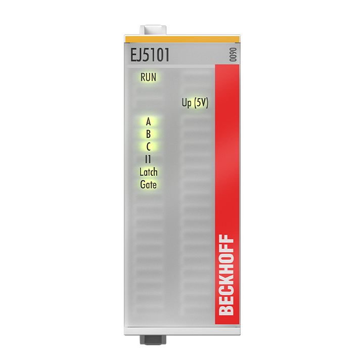 EJ5101-0090 | EtherCAT-Steckmodul, 1-Kanal-Encoder-Interface, inkremental, 5 V DC (DIFF RS422, TTL), 1 MHz, TwinSAFE SC