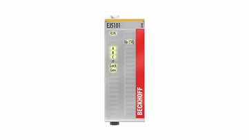 EJ5101-0090 | EtherCAT plug-in module, 1-channel encoder interface, incremental, 5 V DC (DIFF RS422, TTL), 1 MHz, TwinSAFE SC