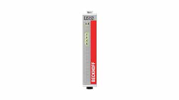 EJ5152 | EtherCAT plug-in module, 2-channel encoder interface, incremental, 24 V DC HTL, 100 kHz