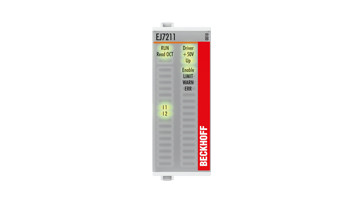 EJ7211-0010 | EtherCAT plug-in module, 1-channel motion interface, servomotor, 48 V DC, 4.5 A, OCT