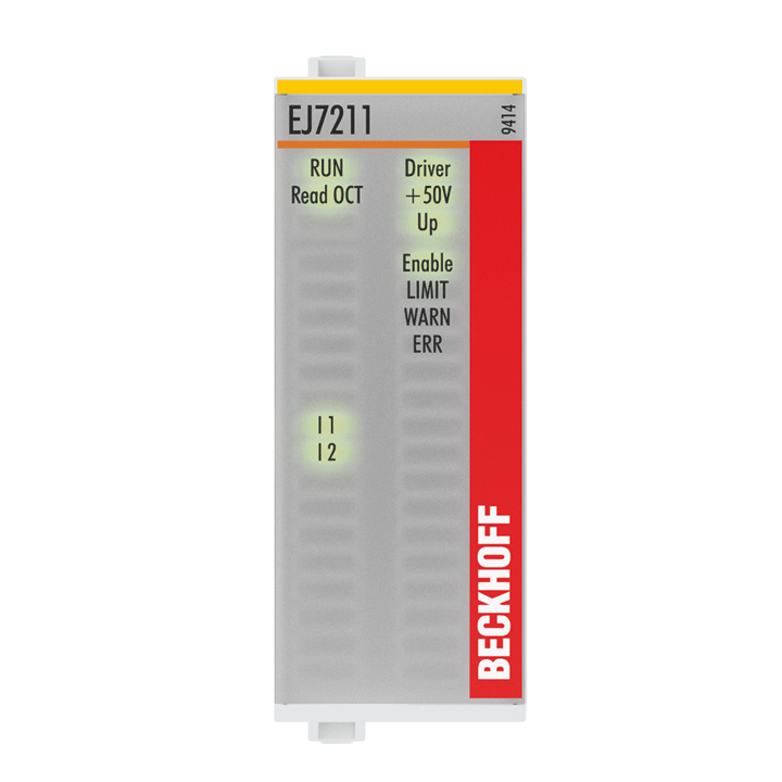 EJ7211-9414 | EtherCAT-Steckmodul, 1-Kanal-Motion-Interface, Servomotor, 48 V DC, 4,5 A, OCT, geeignet für STO-Anwendungen, TwinSAFE SC