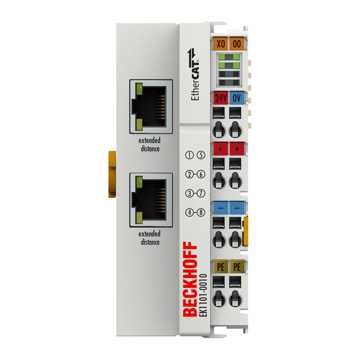 EK1101-0010 | EtherCAT-Koppler mit ID-Switch, Extended Distance