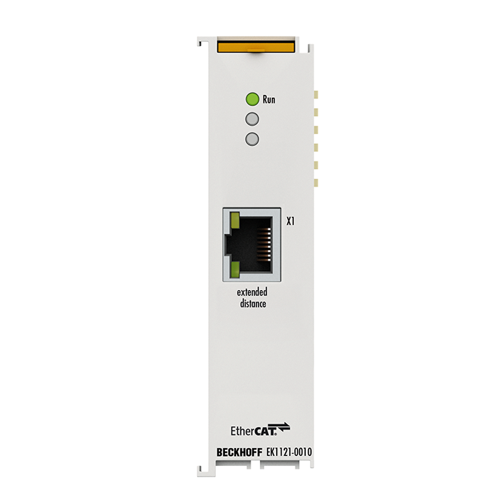 EK1121-0010 | 单端口 EtherCAT 拓扑扩展模块，扩展距离