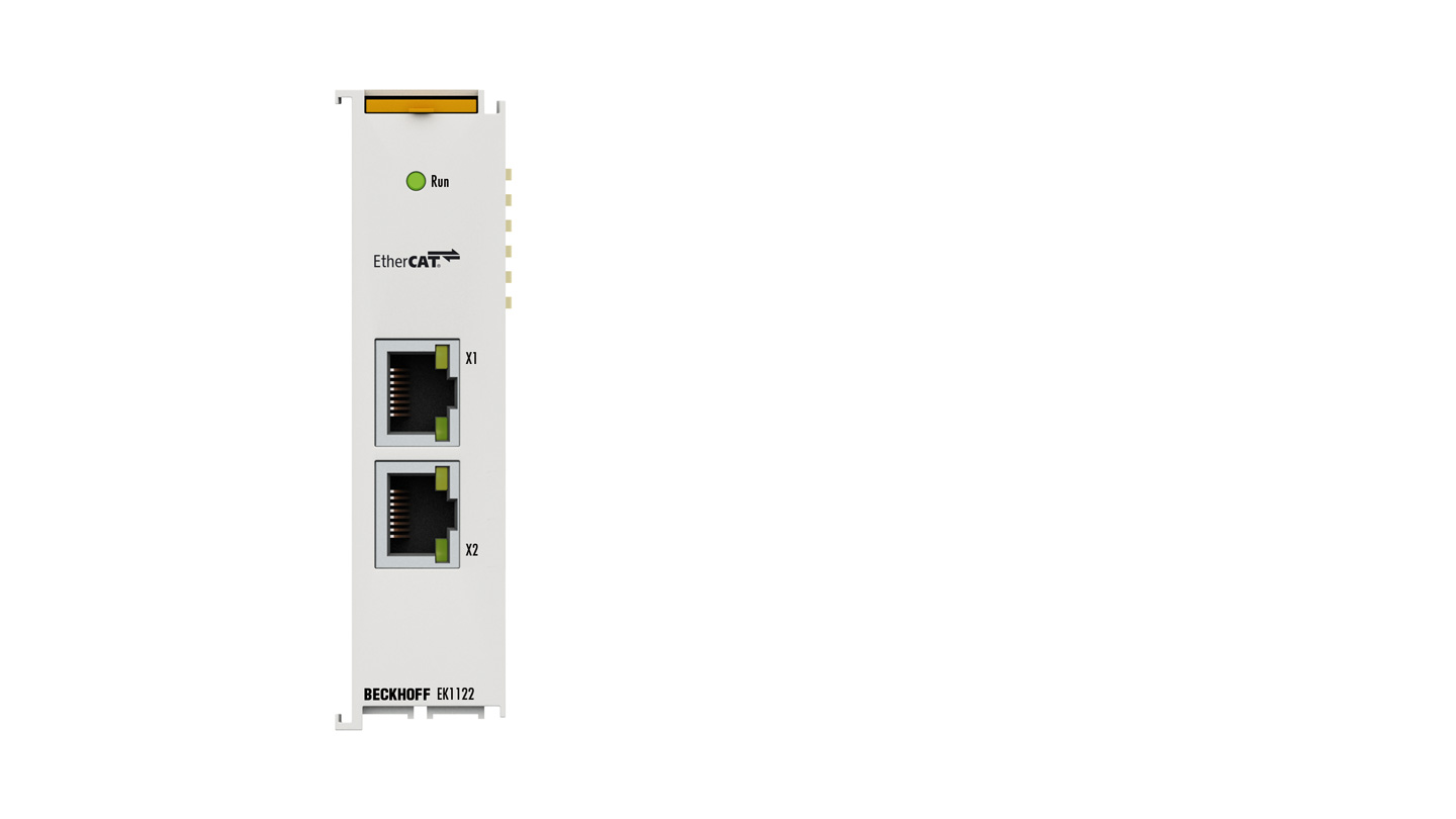 EK1122 | 2 端口 EtherCAT 拓扑扩展模块