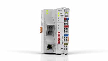 EK1501-0100 | EtherCAT Coupler, media converter (multi-mode fiber optic, RJ45 OUT) with ID switch