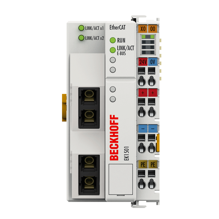 EK1501 | EtherCAT Coupler with ID switch, multi-mode fiber optic