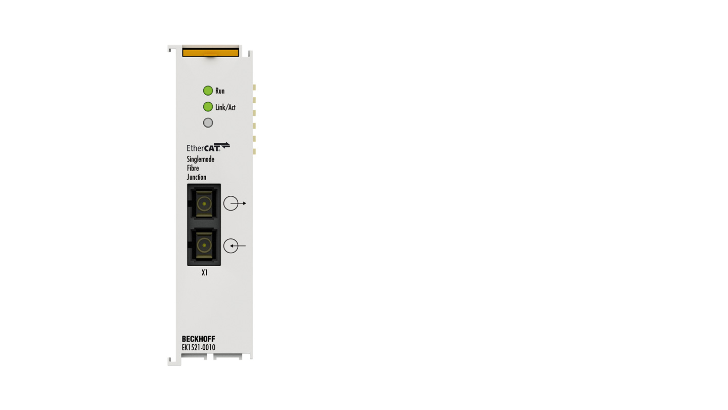 EK1521-0010 | 1-port EtherCAT fiber-optic junction