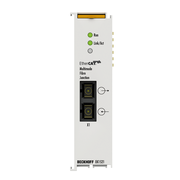 EK1521 | 1-port EtherCAT fiber-optic junction | Beckhoff Worldwide