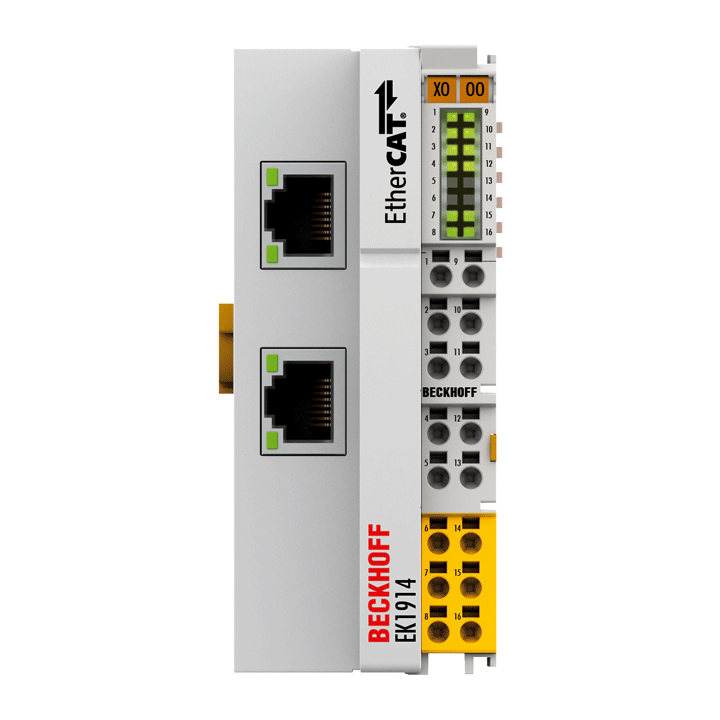 EK1914 | EtherCAT-Koppler mit integrierten digitalen Standard- und Safety-I/Os