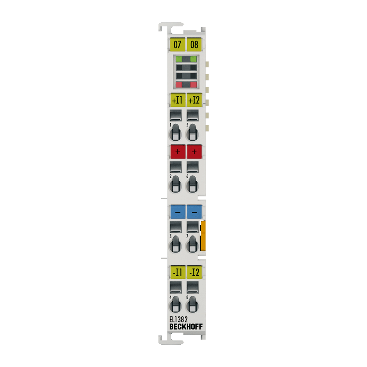 EL1382 | EtherCAT-Klemme, 2-Kanal-Digital-Eingang, Thermistor, 30 ms