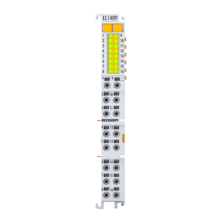 EL1409 | EtherCAT Terminal, 16-channel digital input, 24 V DC, 3 ms