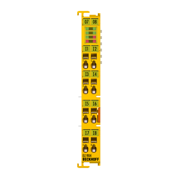 EL1904 | EtherCAT 端子模块，4 通道数字量输入，24 V DC，TwinSAFE