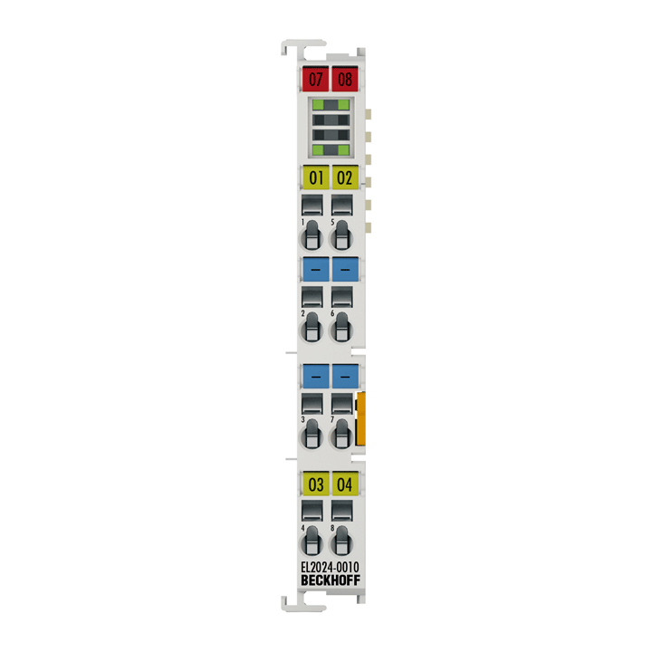 EL2024-0010 | EtherCAT Terminal, 4-channel digital output, 12 V DC, 2 A