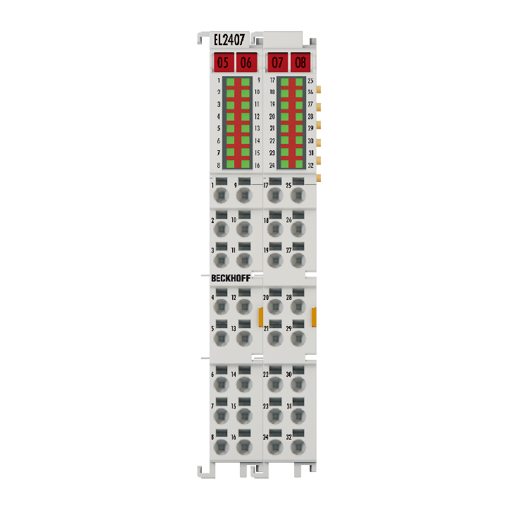 EL2407 | EtherCAT Terminal, 32-channel digital output, 24 V DC, 0.5 A