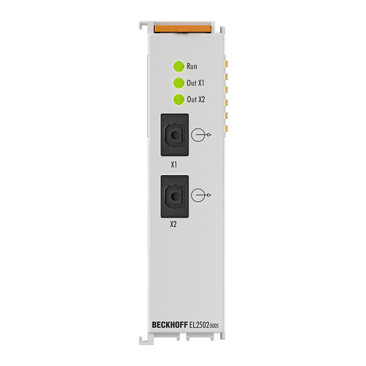 EL2502-0005 | EtherCAT Terminal, 2-channel PWM output, plastic optical fiber