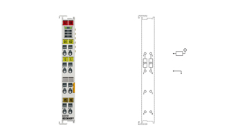 EL2732 | EtherCAT Terminal, 2-channel triac output, 12…230 V AC, 1 A, without power contacts