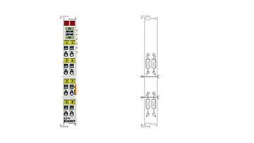 EL2794 | EtherCAT Terminal, 4-channel solid state relay output, 30 V AC, 48 V DC, 2 A, potential-free