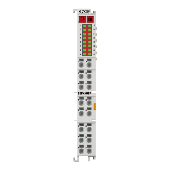 EL2809 | EtherCAT-Klemme, 16-Kanal-Digital-Ausgang, 24 V DC, 0,5 A