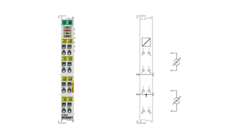 EL3024 | EtherCAT-Klemme, 4-Kanal-Analog-Eingang, Strom, 4…20 mA, 12 Bit, differentiell