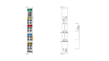EL3041 | EtherCAT Terminal, 1-channel analog input, current, 0…20 mA, 12 bit, single-ended