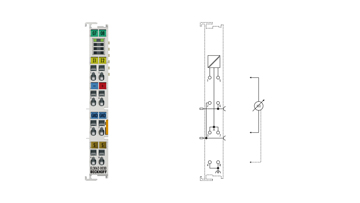 EL3062-0030 | EtherCAT-Klemme, 2-Kanal-Analog-Eingang, Spannung, 0…30 V, 12 Bit, single-ended