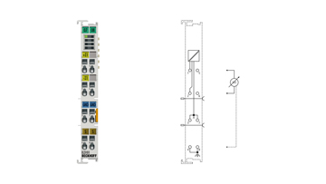EL3101 | EtherCAT Terminal, 1-channel analog input, voltage, ±10 V, 16 bit, differential