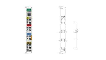 EL3161 | EtherCAT-Klemme, 1-Kanal-Analog-Eingang, Spannung, 0…10 V, 16 Bit, single-ended