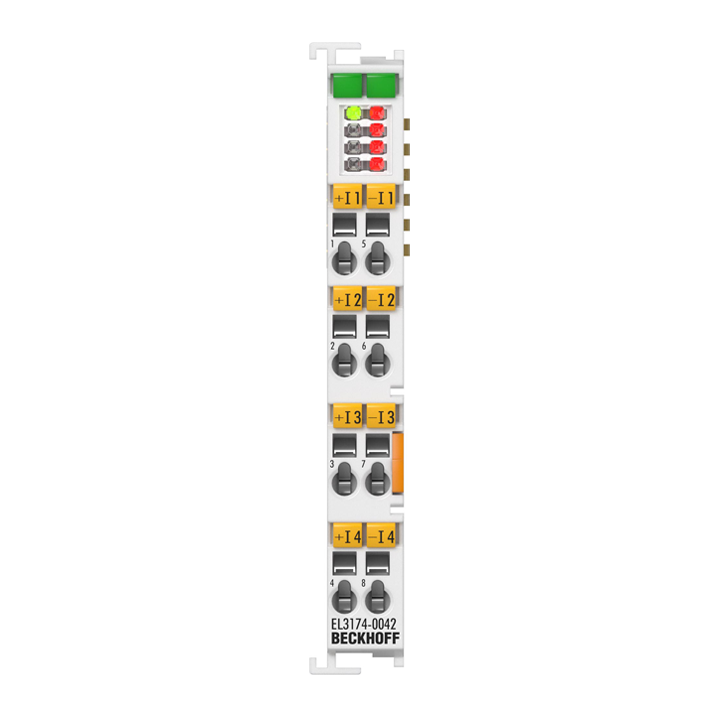 EL3174-0042 | EtherCAT 端子模块，4 通道模拟量输入，多功能，±60 V、±30 V，16 位，差分