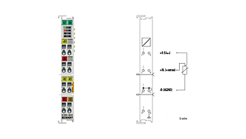 EL3201-0010 | EtherCAT-Klemme, 1-Kanal-Analog-Eingang, Temperatur, RTD (Pt100), 16 Bit, hochpräzise