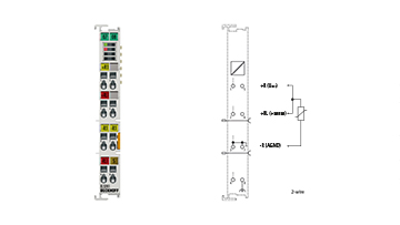EL3201 | EtherCAT Terminal, 1-channel analog input, temperature, RTD (Pt100), 16 bit