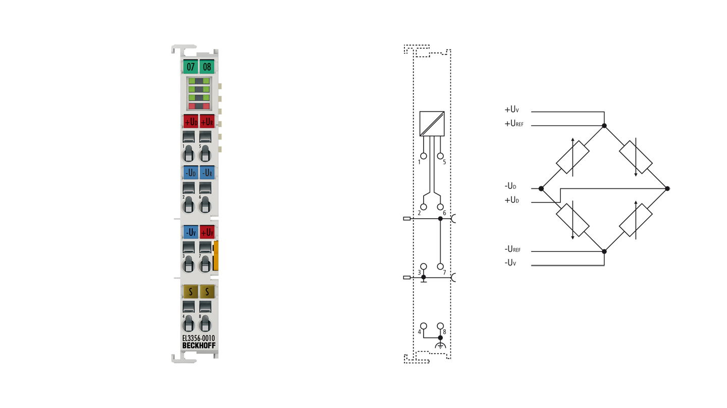 EL3356-0010 | EtherCAT Terminal, 1-channel analog input, measuring