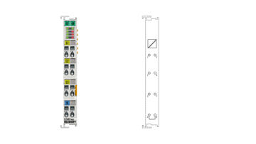 EL3483-0060 | EtherCAT 端子模块，3 通道模拟量输入，电网监测，480 V AC，24 位，带模拟量值