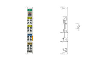 EL3612-0020 | EtherCAT-Klemme, 2-Kanal-Analog-Eingang, Strom, 0…20 mA, 24 Bit, hochpräzise, werkskalibriert