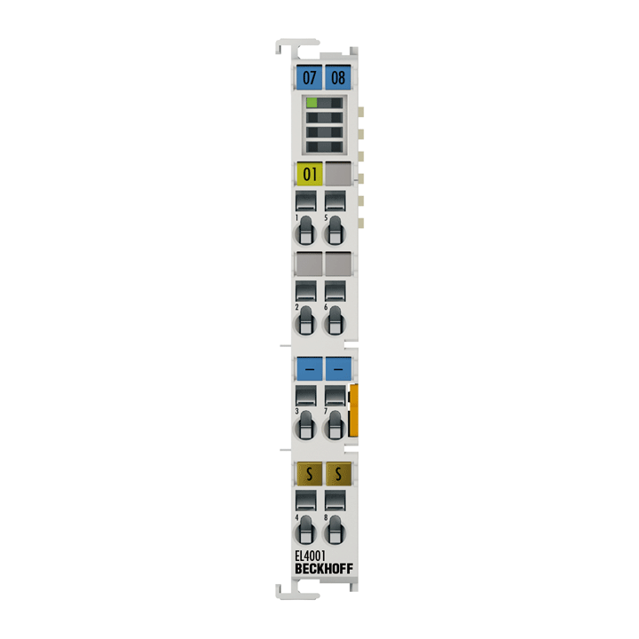 EL4001 | EtherCAT-Klemme, 1-Kanal-Analog-Ausgang, Spannung, 0…10 V, 12 Bit