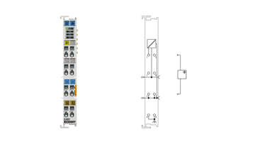EL4001 | EtherCAT Terminal, 1-channel analog output, voltage, 0…10 V, 12 bit