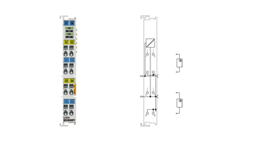 EL4004 | EtherCAT Terminal, 4-channel analog output, voltage, 0…10 V, 12 bit