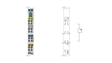 EL4102 | EtherCAT-Klemme, 2-Kanal-Analog-Ausgang, Spannung, 0…10 V, 16 Bit
