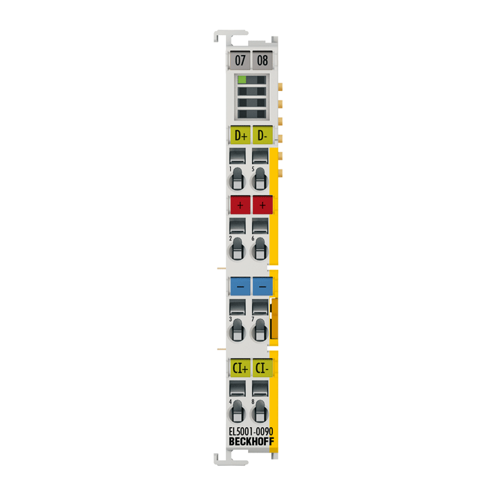 EL5001-0090 | EtherCAT Terminal, 1-channel encoder interface, SSI, TwinSAFE SC