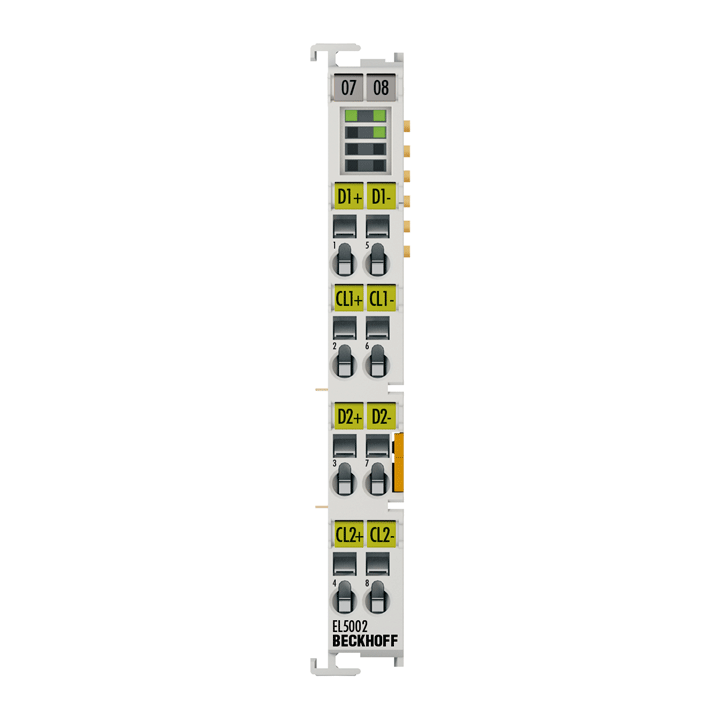 EL5002 | EtherCAT Terminal, 2-channel encoder interface, SSI