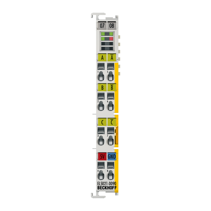 EL5021-0090 | EtherCAT-Klemme, 1-Kanal-Encoder-Interface, SinCos, 1 Vss, TwinSAFE SC