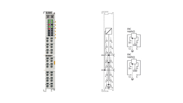 EL5042 | EtherCAT Terminal, 2-channel encoder interface, BiSS C