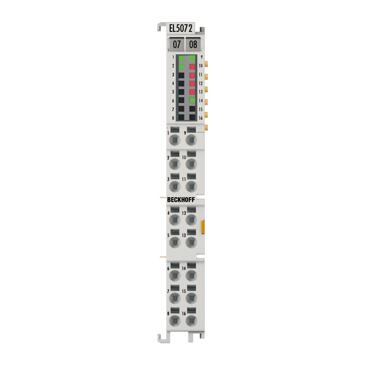 EL5072 | EtherCAT Terminal, 2-channel displacement sensor interface, inductive, LVDT, RVDT, half bridge