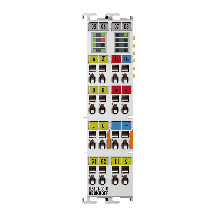 EL5101-0010 | EtherCAT Terminal, 1-channel encoder interface, incremental, 5 V DC (DIFF RS422), 5 MHz