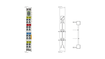 EL5152 | EtherCAT Terminal, 2-channel encoder interface, incremental, 24 V DC HTL, 100 kHz