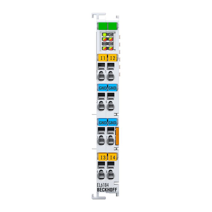 EL6184 | EtherCAT Terminal, 4-channel communication interface, HART, secondary master