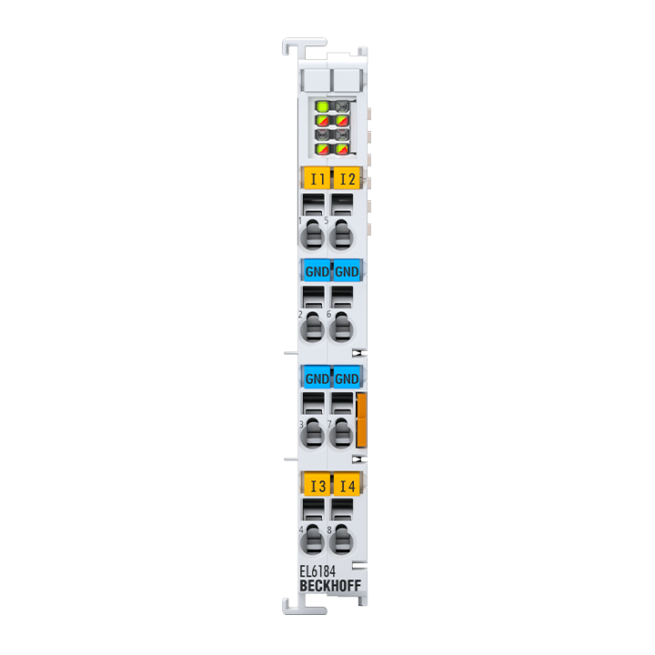 EL6184 | EtherCAT Terminal, 4-channel communication interface, HART, secondary master